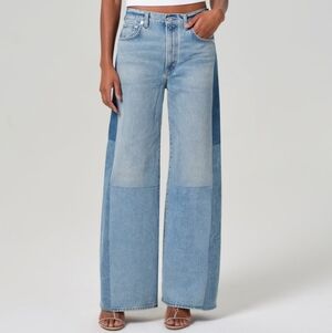 NWOT $398 Citizens Of Humanity Paloma Reworked Jeans In Intrigue 28